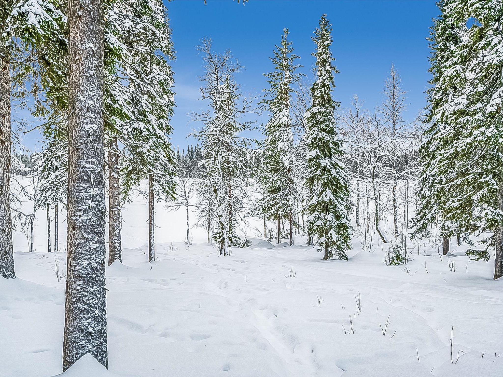 Foto 21 - Casa de 2 quartos em Kuusamo com sauna e vista para a montanha