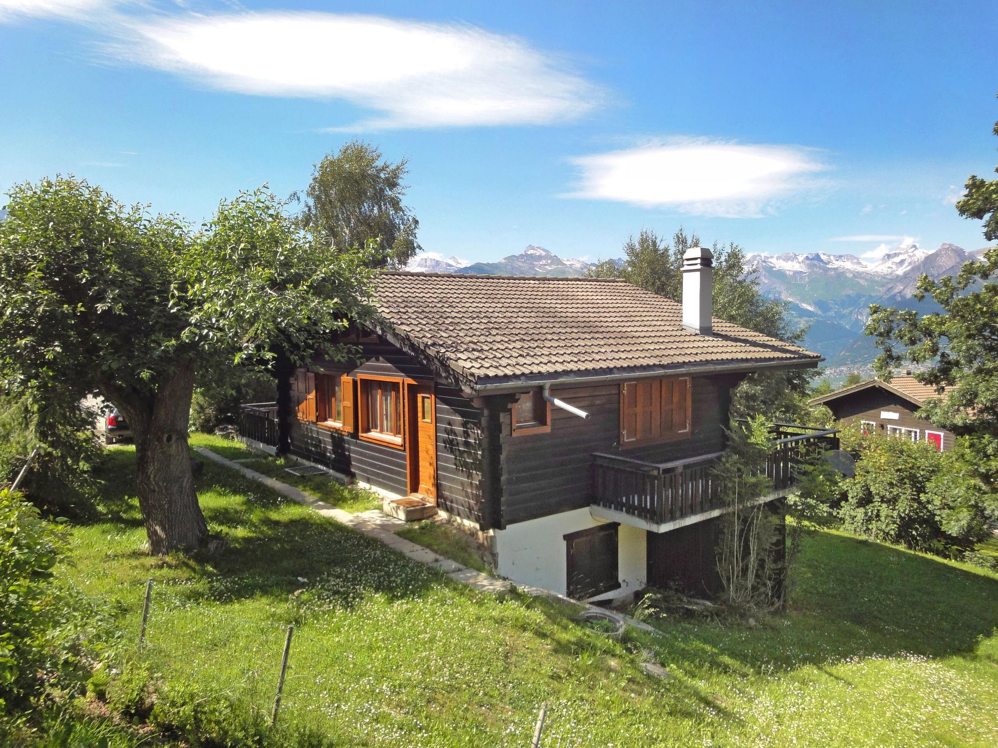 Foto 1 - Casa de 4 quartos em Nendaz com jardim e vista para a montanha