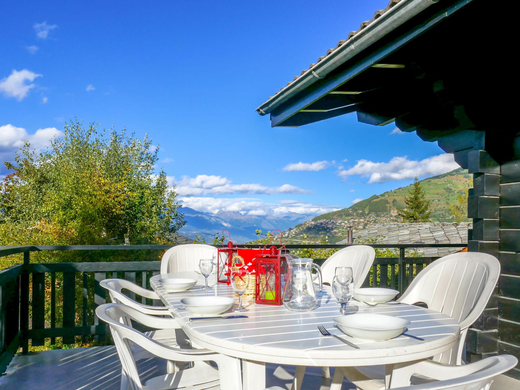 Foto 4 - Casa de 4 quartos em Nendaz com jardim e vista para a montanha