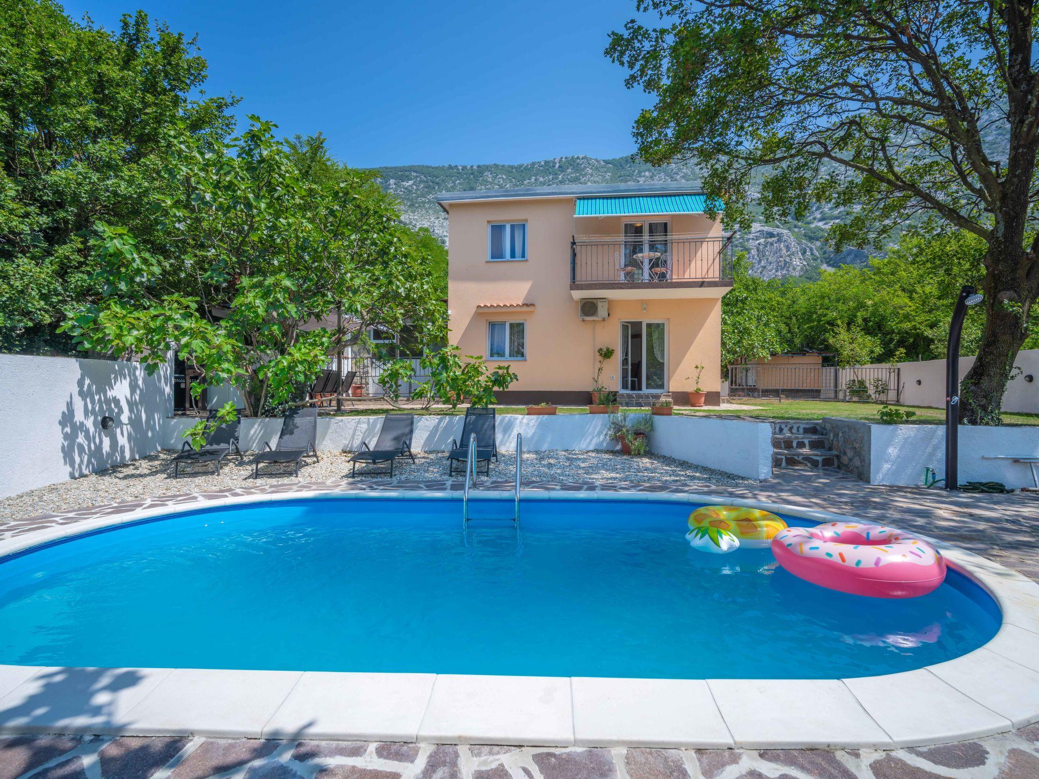Foto 21 - Casa con 4 camere da letto a Vinodolska Općina con piscina privata e vista mare