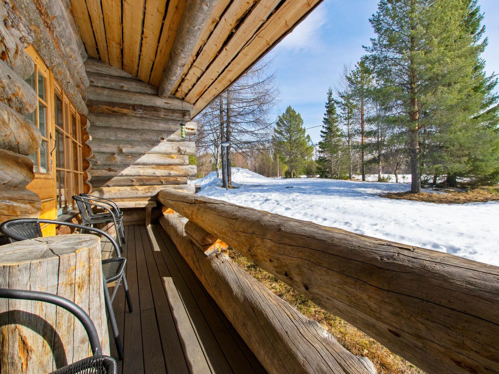 Foto 14 - Haus mit 1 Schlafzimmer in Kuusamo mit sauna und blick auf die berge