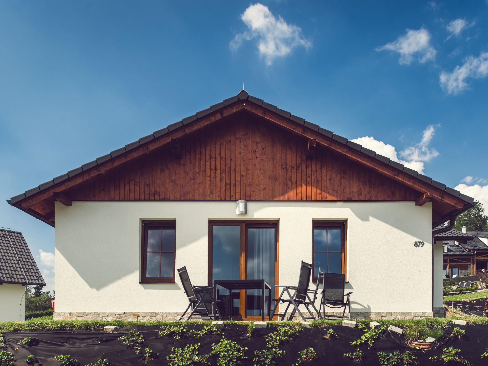 Foto 10 - Haus mit 2 Schlafzimmern in Lipno nad Vltavou mit garten und blick auf die berge