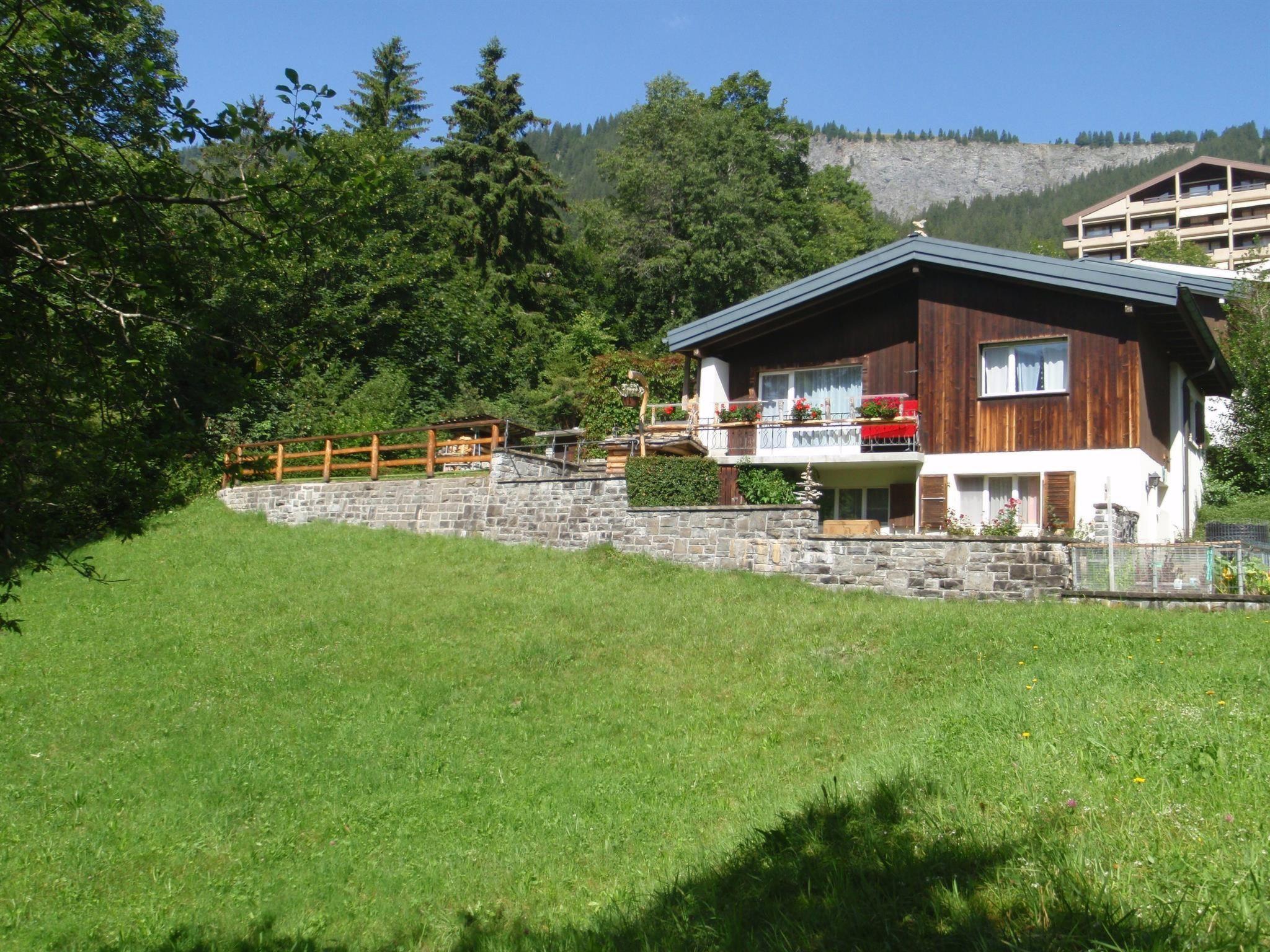 Photo 1 - Appartement de 2 chambres à Adelboden avec jardin