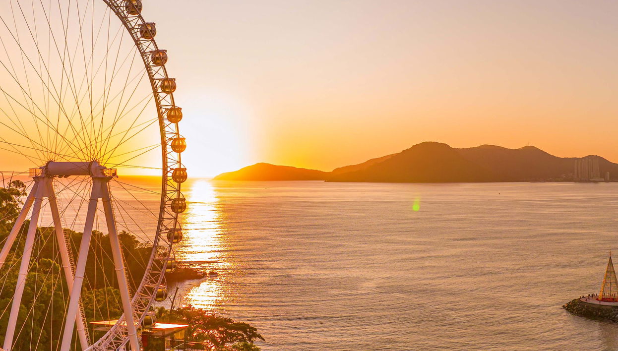 Entrada a la noria de Balneario Camboriú