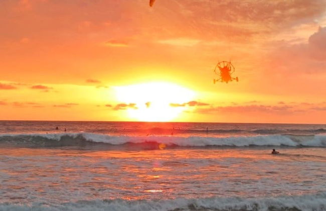 Vol en paramoteur au-dessus de la baie de Jacó - Photo 6