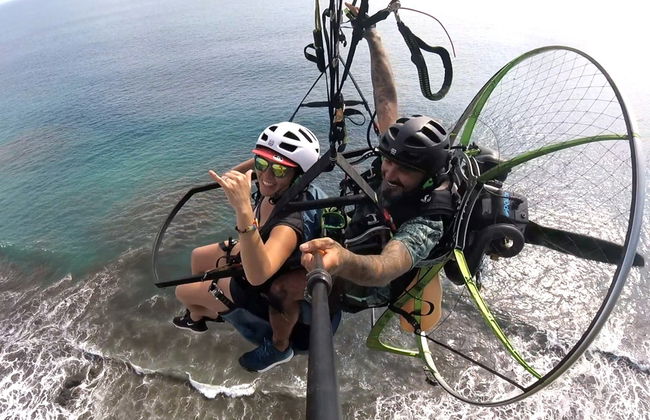 Vol en paramoteur au-dessus de la baie de Jacó - Photo 3