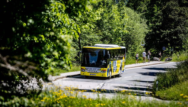 Hop on the Salzburg sightseeing bus!