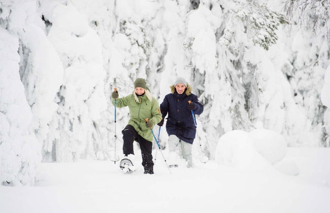 Passeio com raquetes de neve pelo Parque Nacional Pyhä-Luosto - Foto 4