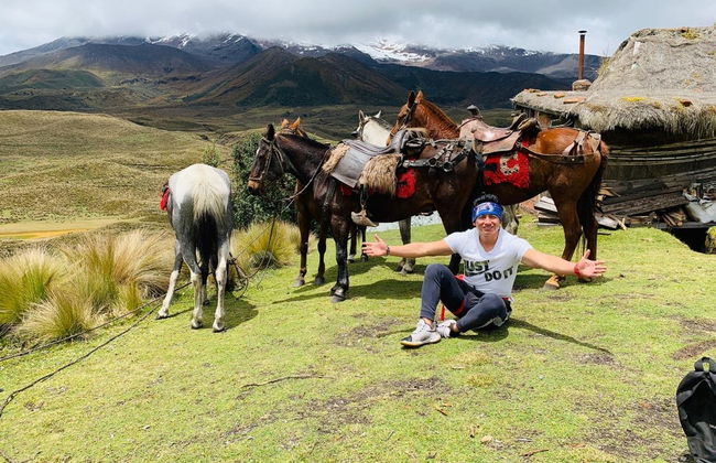 Balade à cheval au volcan Chimborazo - Photo 3