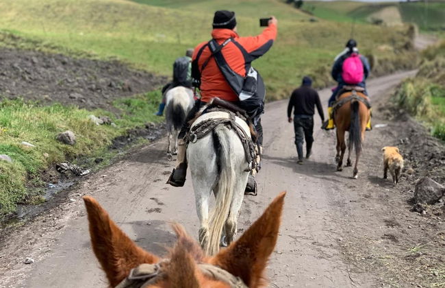 Balade à cheval au volcan Chimborazo - Photo 2