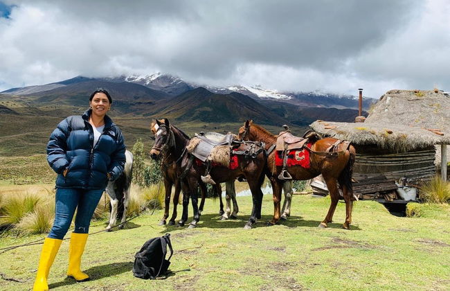 Balade à cheval au volcan Chimborazo - Photo 5
