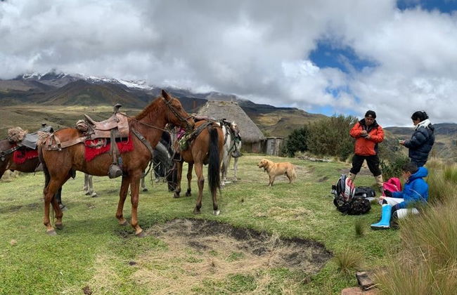 Balade à cheval au volcan Chimborazo - Photo 6