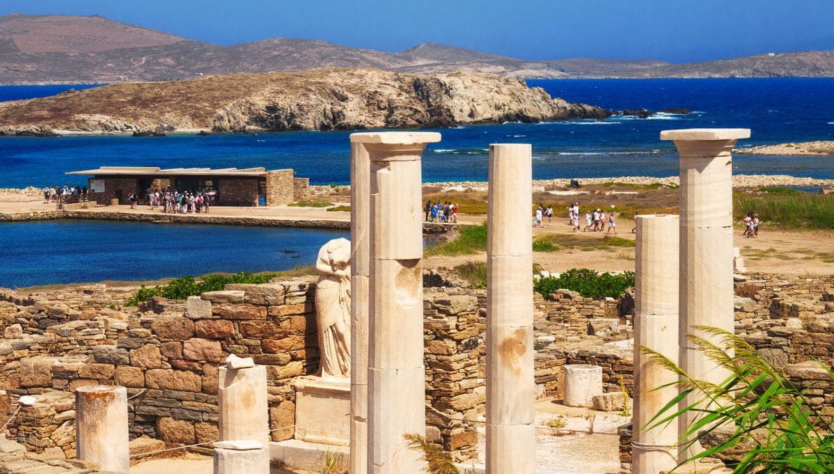 Excursão às ilhas de Delos e Rhenia de veleiro - Foto 1