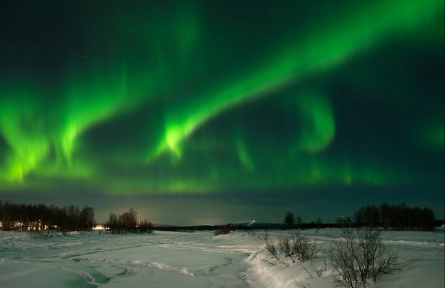 Northern Lights Snowmobile Tour - Photo 3