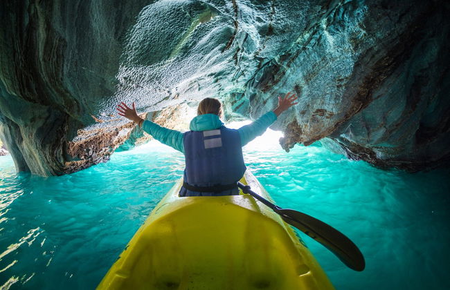 Balade en kayak dans les grottes de marbre - Photo 6