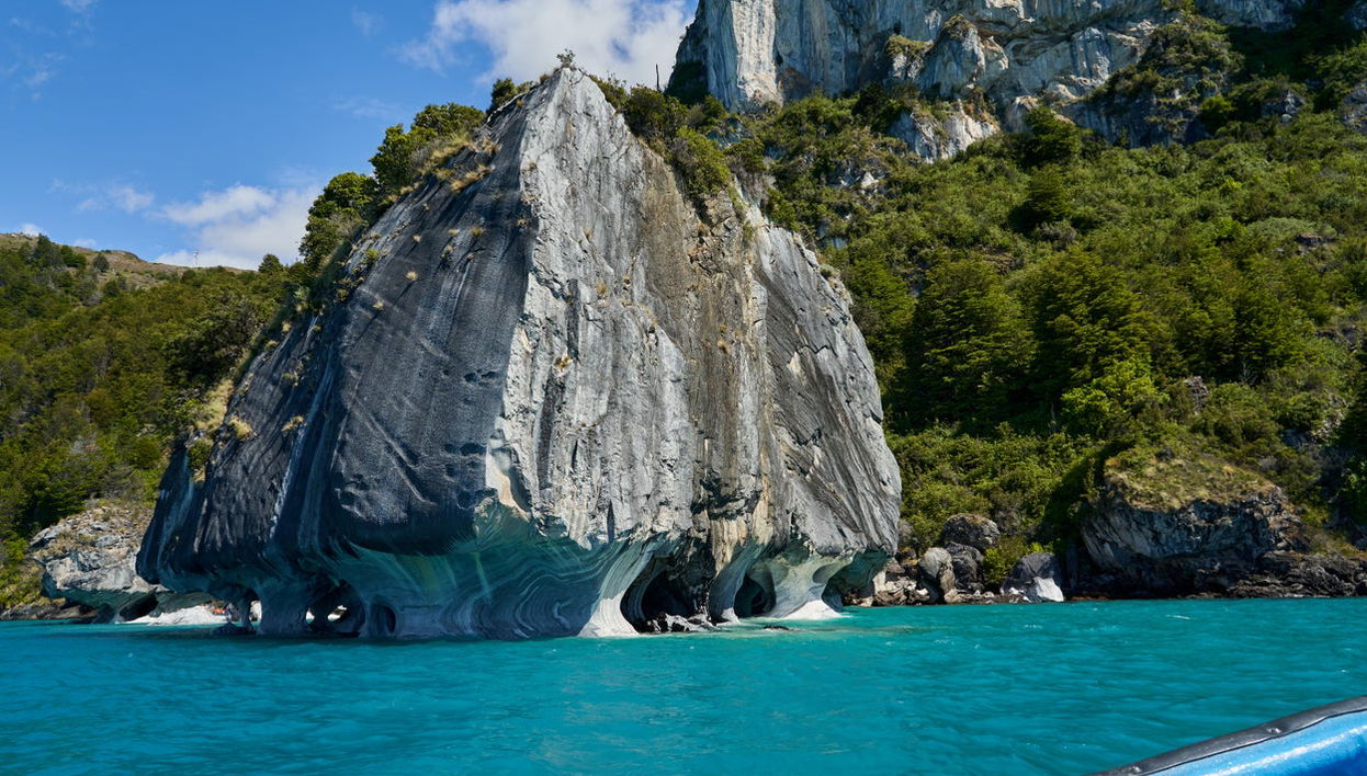 Barco por las cavernas de mármol de Puerto Sánchez y Puerto Tranquilo - Foto 1