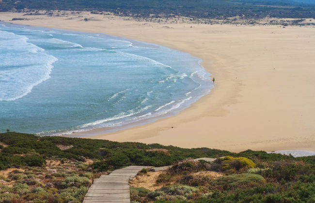 Paseo a caballo por la playa de Bordeira al atardecer - Foto 3