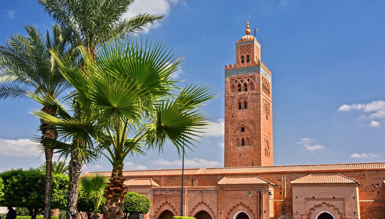 Admire the Kutubiyya Mosque in Marrakech
