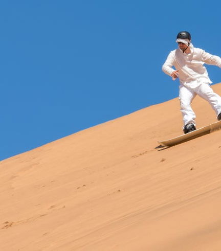 Foto de Sandboarding en el desierto del Namib