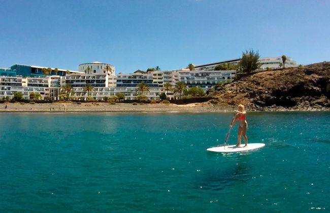 Paddle surf y snorkel en la playa de Papagayo desde Playa Blanca - Foto 3