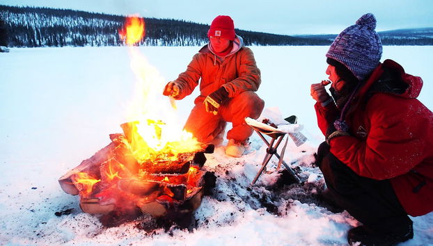 Pesca en el hielo en Whitehorse + Raquetas de nieve - Foto 3