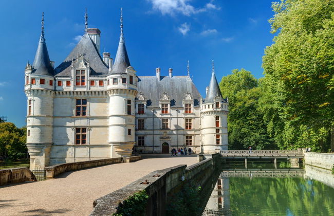 Entrada al castillo de Azay-le-Rideau - Foto 1