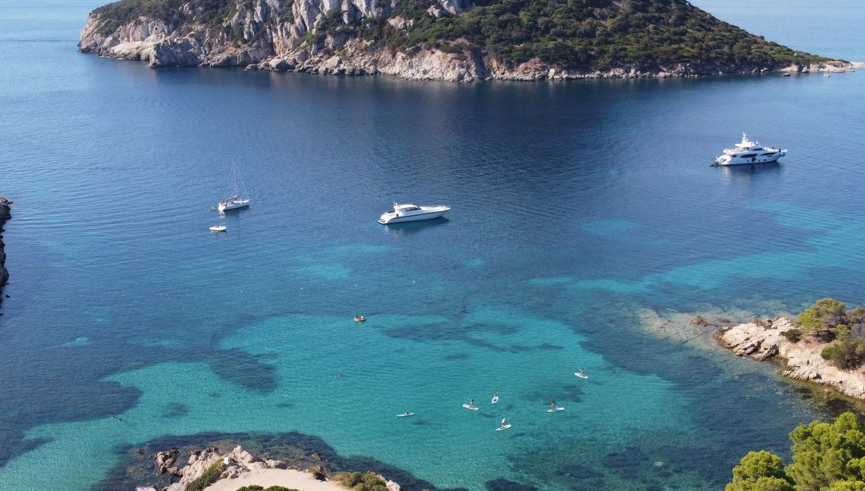 Paddle surf a Cala Moresca