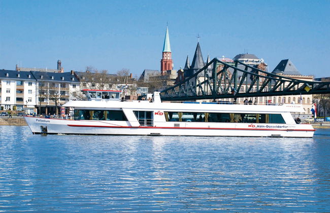 Passeio de barco por Frankfurt - Foto 1