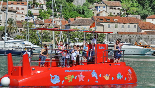 Paseo en barco con visión submarina por la bahía de Kotor - Foto 3