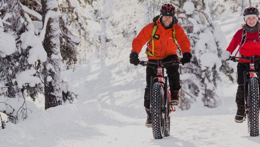Tour de bicicleta elétrica pelo Parque Nacional Pyhä-Luosto