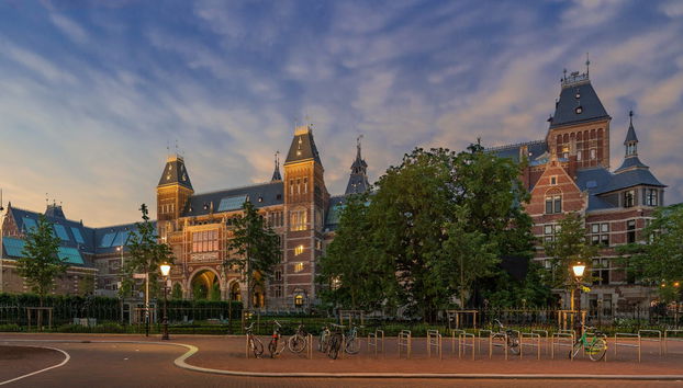 Exterior facade of the Rijksmuseum