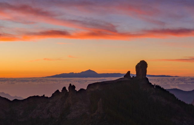 Escalada junto al Roque Nublo al atardecer - Foto 7