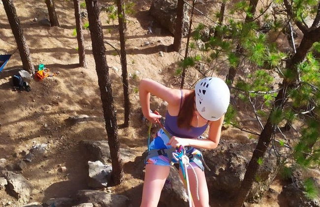 Escalada junto al Roque Nublo al atardecer - Foto 5