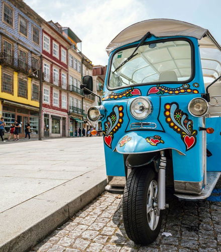 Bild -  Stadtrundfahrt von Porto in Tuk Tuk