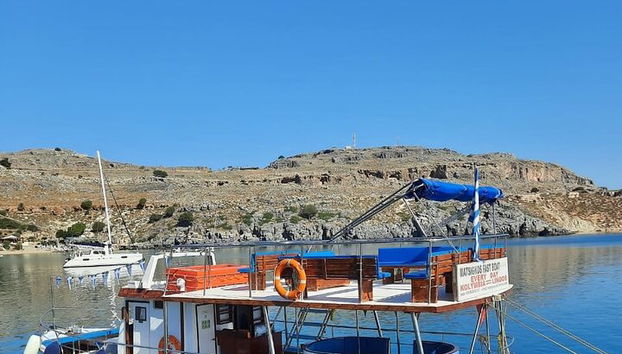 Passeio de barco até Lindos a partir do porto de Kolymbia - Foto 2