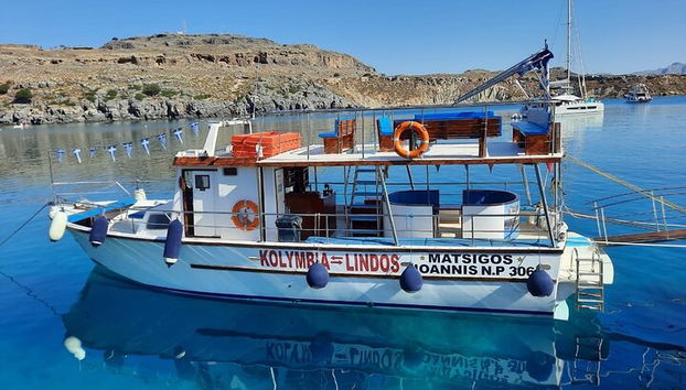 Passeio de barco até Lindos a partir do porto de Kolymbia - Foto 3