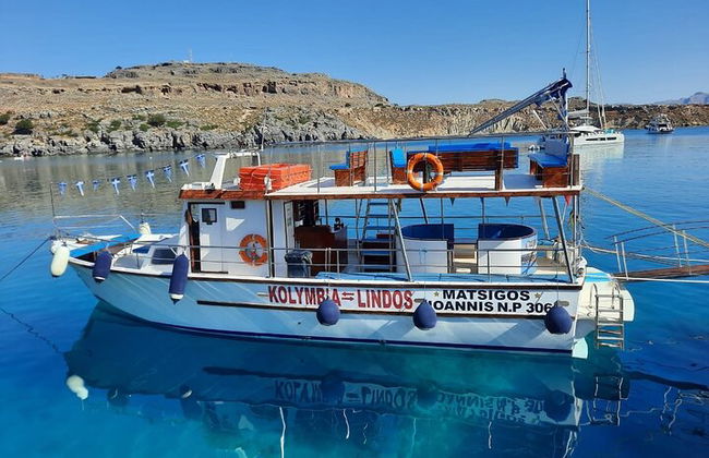 Passeio de barco até Lindos a partir do porto de Kolymbia - Foto 3