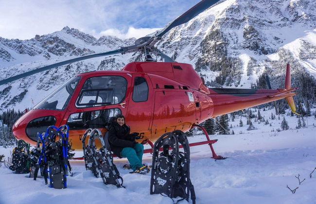 Paseo en helicóptero y raquetas de nieve por las Montañas Rocosas - Foto 6