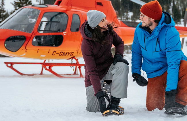 Paseo en helicóptero y raquetas de nieve por las Montañas Rocosas - Foto 7