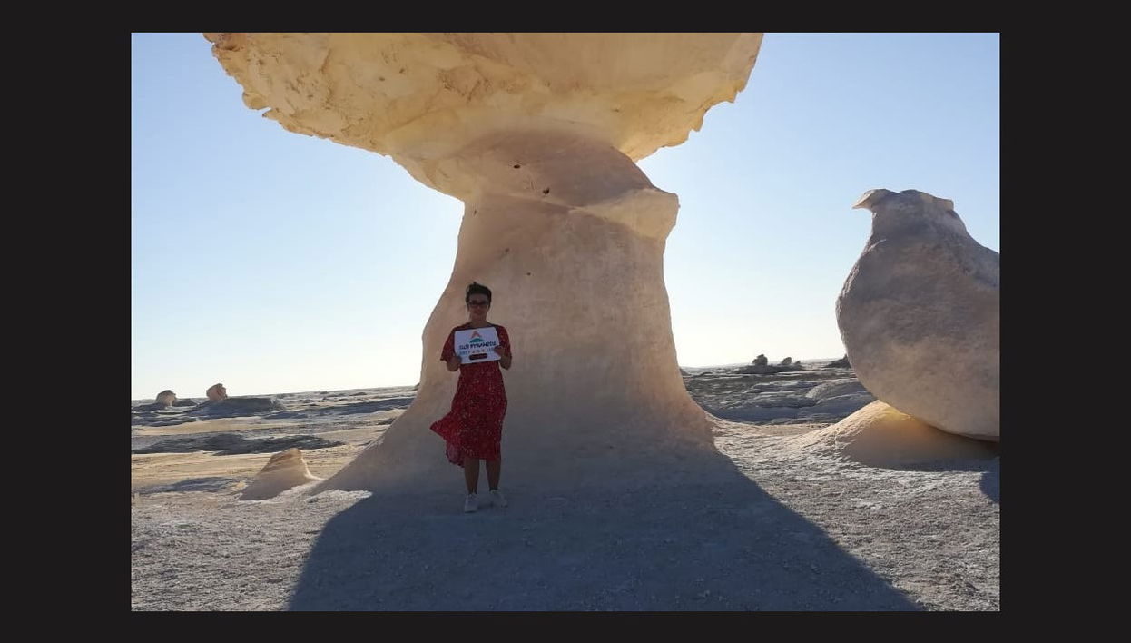 Excursão privada ao Deserto Branco e ao oásis de Bahariya - Foto 1