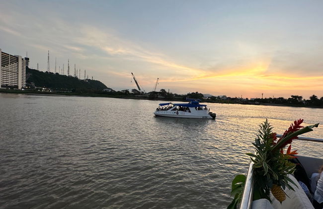 Paseo en catamarán al atardecer por el río Guayas - Foto 6