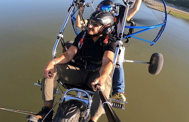 Vuelo en paratrike sobre la campiña de Santiago - Foto 2