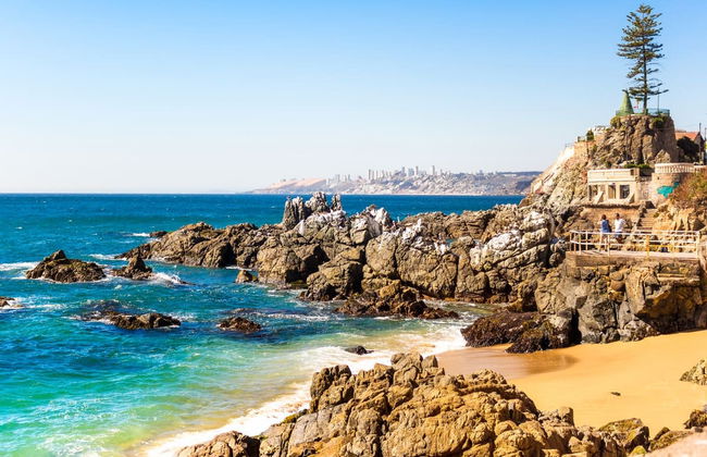 Visite panoramique de Valparaíso, Viña del Mar, Reñaca et Concón - Photo 1