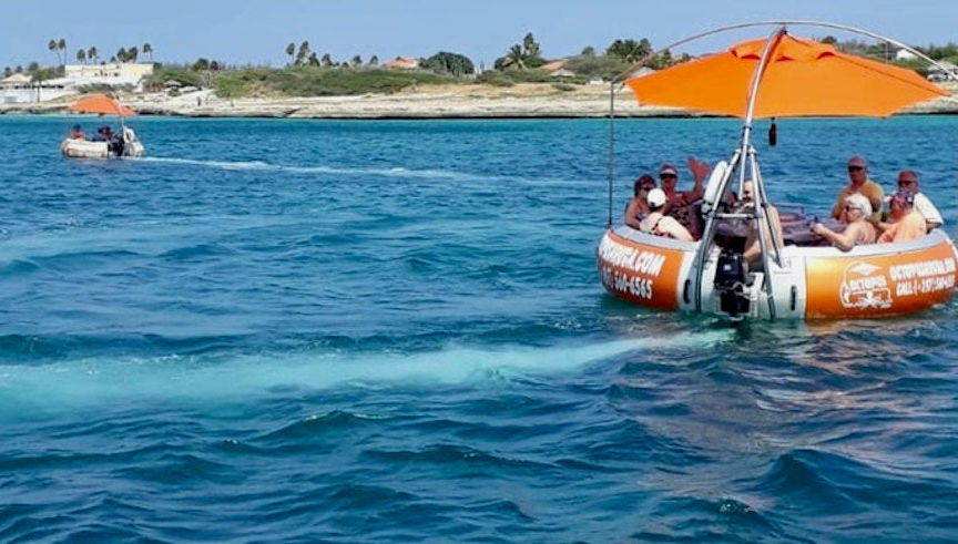 Alquiler de dónut barco