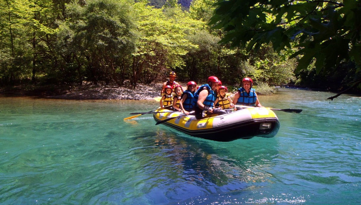 Rafting en el río Voïdomátis - Foto 1