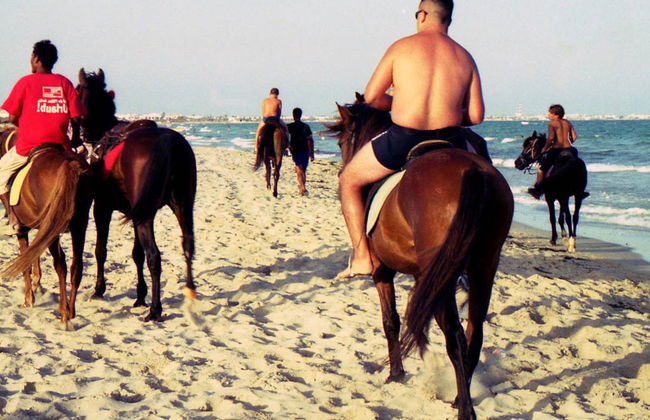 Paseo a caballo por la laguna de Djerba - Foto 2