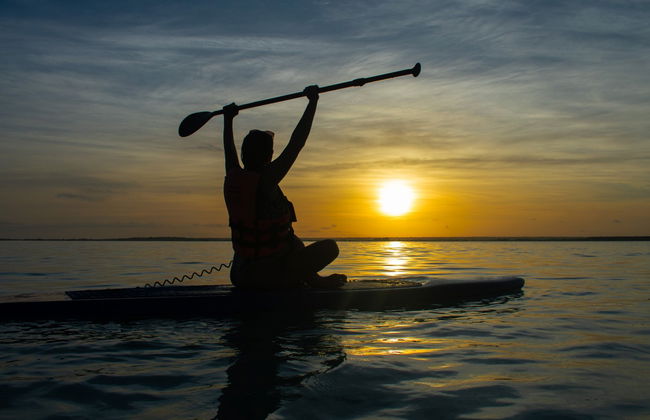 Paddle surf en la laguna Bacalar al amanecer - Foto 10