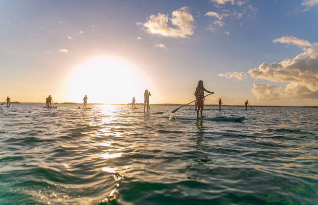 Paddle surf en la laguna Bacalar al amanecer - Foto 5