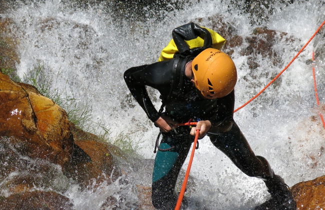 Descente en rappel de la cascade d'Água Fría - Photo 6