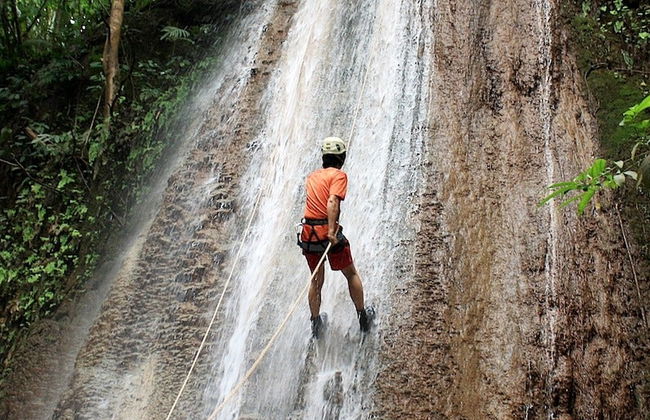 Descente en rappel de la cascade d'Água Fría - Photo 7